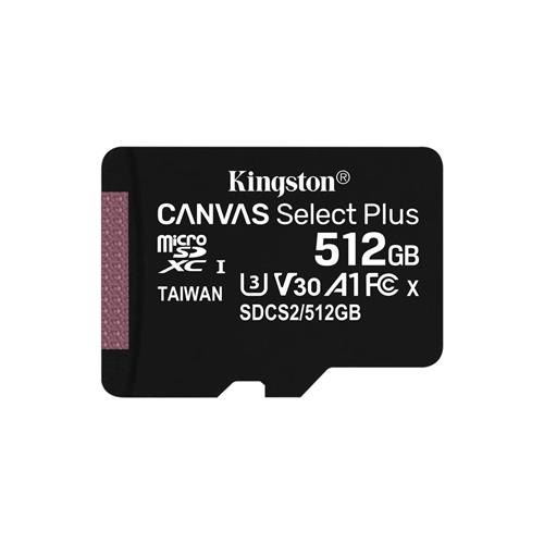 Memoria Micro SDCS2 512GB Class 10 Kingston 100MB/S UHS-I