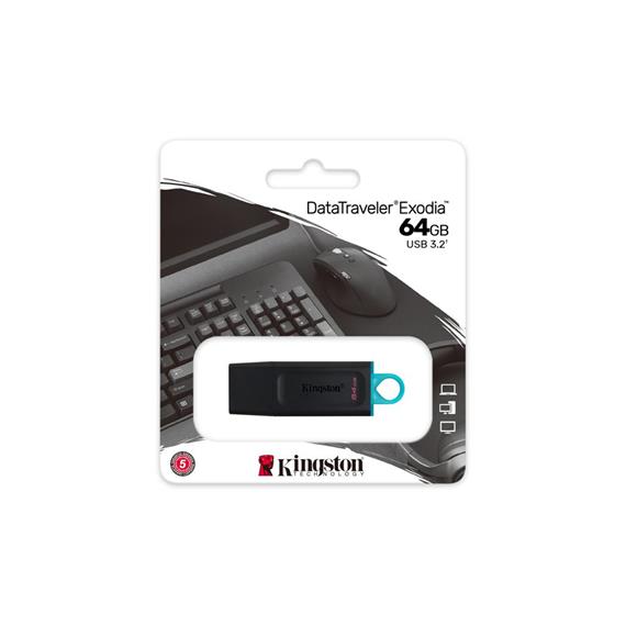 Memoria USB 64GB 3.2 Kingston Datatraveler Exodia