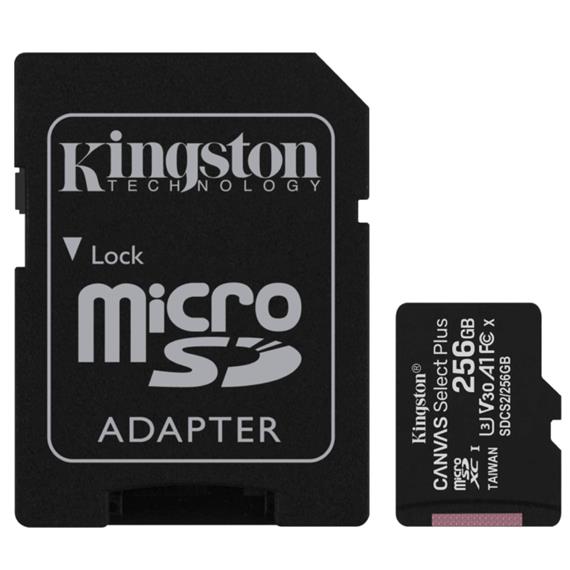 Memoria Micro SDXC 256GB Kingston 100 MB/S