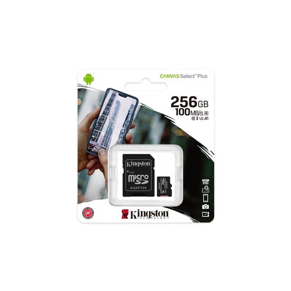 Memoria Micro SDXC 256GB Kingston 100 MB/S