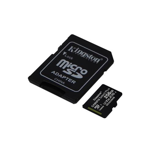 Memoria Micro SDXC 256GB Kingston 100 MB/S