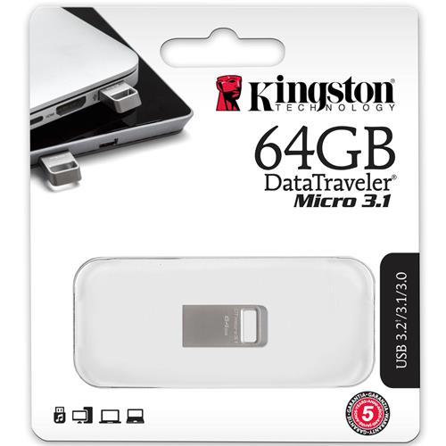 Memoria USB 64GB Kingston DataTraveler Micro 3.1