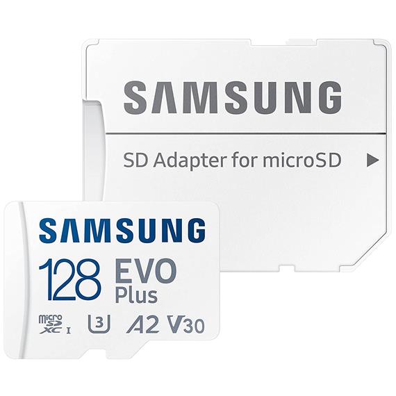 Memoria Micro SDXC 128GB Samsung Evo Plus U3 A2 130mb/s + adaptador