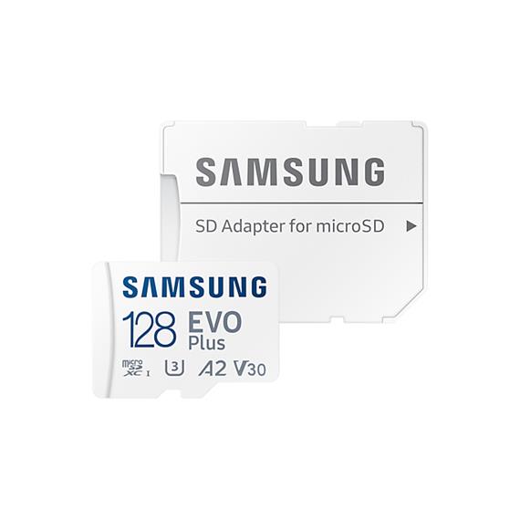 Memoria Micro SDXC 128GB Samsung Evo Plus U3 A2 130mb/s + adaptador