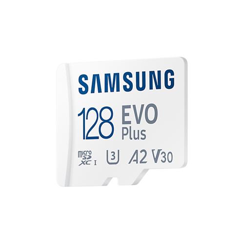 Memoria Micro SDXC 128GB Samsung Evo Plus U3 A2 130mb/s + adaptador