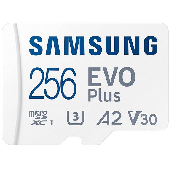 Memoria Micro SDXC 256GB Samsung Evo Plus U3 A2 130mb/s + Adaptador