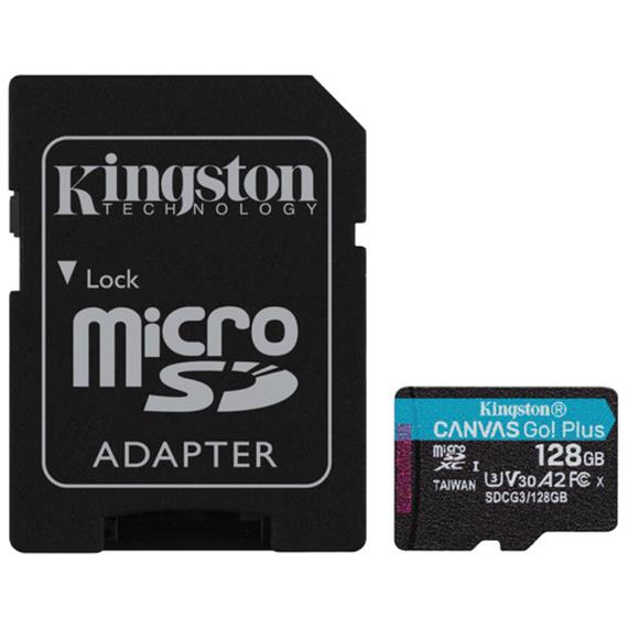 Memoria Micro SDXC 128GB Kingston Go Plus 170R A2 U3 V30