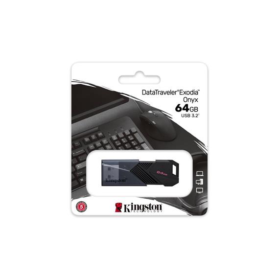 Memoria USB 64GB 3.2 Kingston Datatraveler Exodia Onyx