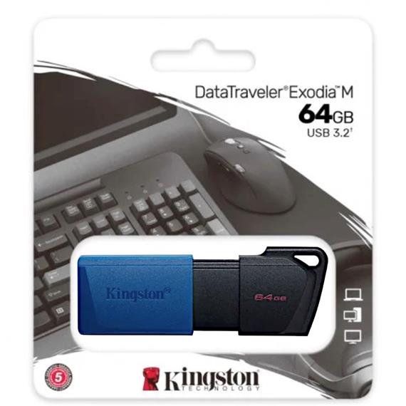 Memoria USB 64GB 3.2 Kingston Datatraveler Exodia M