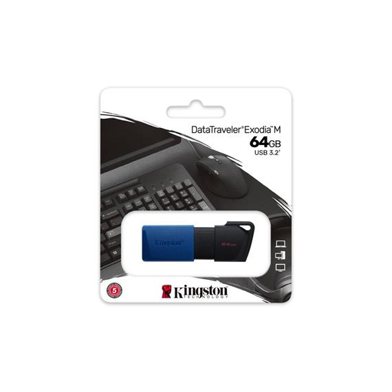 Memoria USB 64GB 3.2 Kingston Datatraveler Exodia M