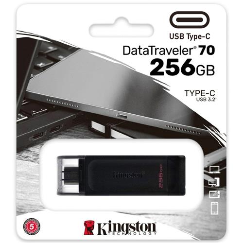 Memoria USB 256GB 3.2 Kingston Datatraveler 70 Usb-C