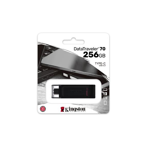 Memoria USB 256GB 3.2 Kingston Datatraveler 70 Usb-C