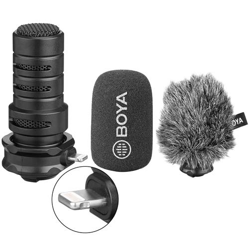 BOYA BY-DM200 Micrófono cardioide con conexión Lightning MFI