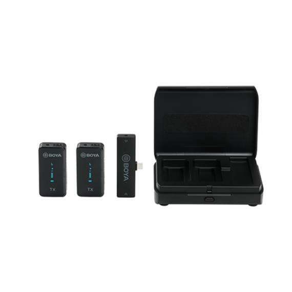 BOYA BY-XM6-K6 Pack 2 Micrófonos Inalámbricos profesionales USB-C