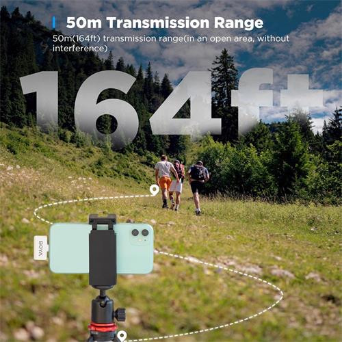 BOYA Omic-U Micrófono Inalámbrico Compacto 2.4GHz Tipo-C Blanco