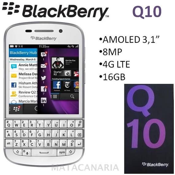 BLACKBERRY Q10 WHITE