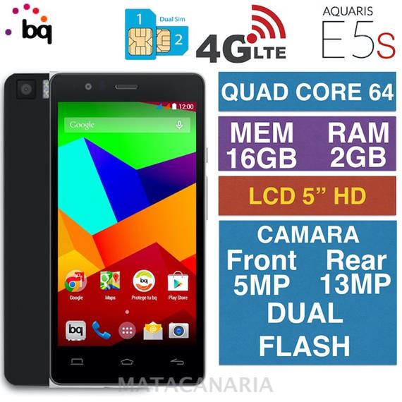 BQ AQUARIS E 5S HD 4G (16+2GB) BLACK