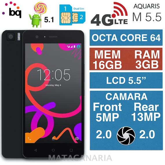 BQ AQUARIS M5.5 16GB BLACK