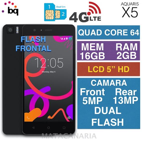 BQ AQUARIS X5 (16+2GB) BLACK/GRAY