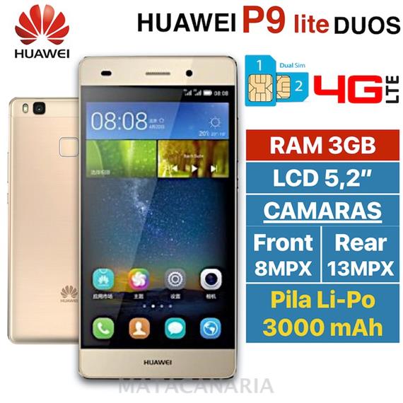 HUAWEI P9 LITE DS 2GB RAM GOLD