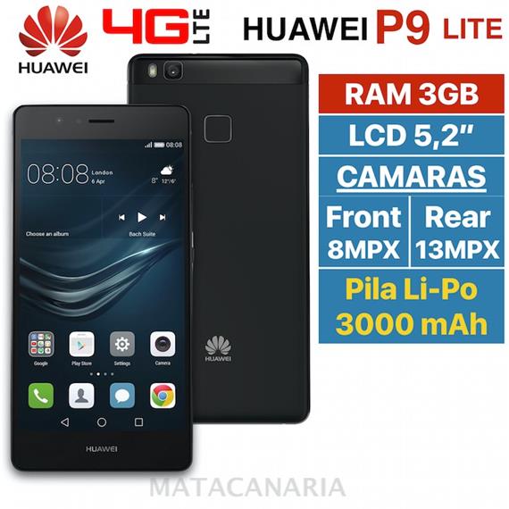 HUAWEI P9 LITE DS 3GB RAM BLACK