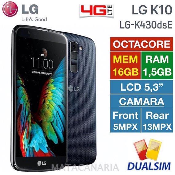 LG K430 DS 4G K10 16GB BLACK