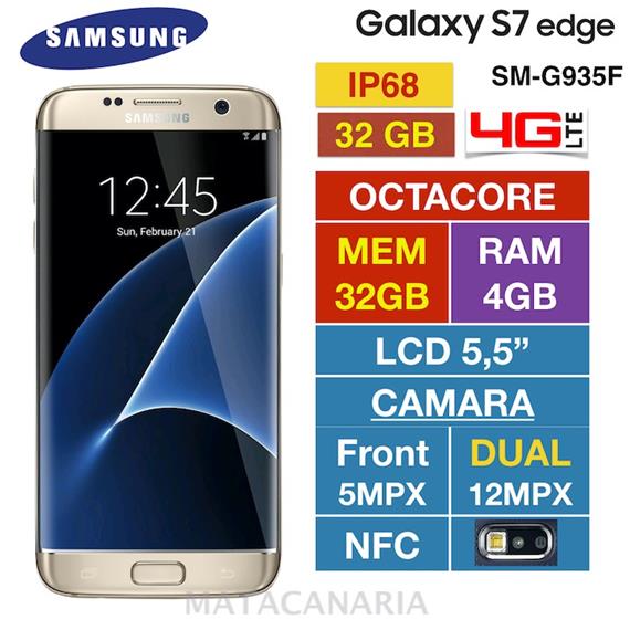 SAMSUNG G935F S7 EDGE 32GB GOLD