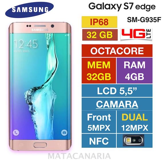 SAMSUNG G935F S7 EDGE 32GB PINK GOLD