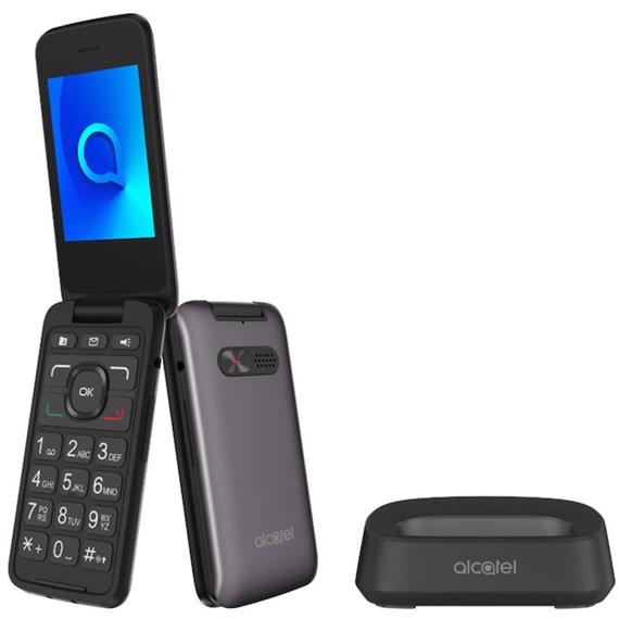 ALCATEL 3026X SENIOR / BASE DE CARGA / BOTON S.O.S. Gris