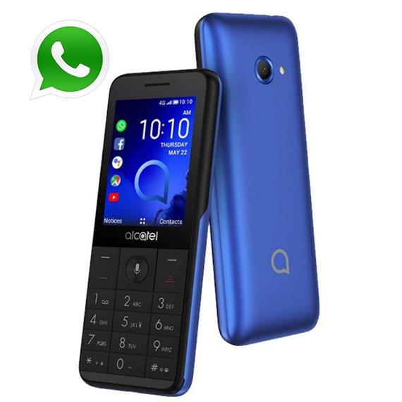 ALCATEL 3088X 2.4" 4G WIFI WHATSAPP BLUE