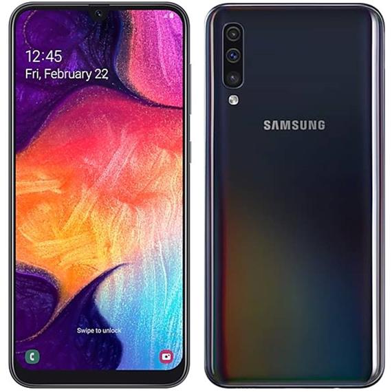SAMSUNG SM-A505 A50 6,4" 4GB 64GB TRIPLE CAM DS BLACK INTL.