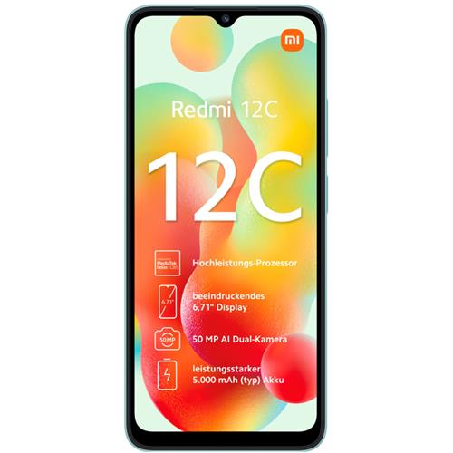 Xiaomi Redmi 12C 6.67" 4GB 128GB 48MP Verde Mint