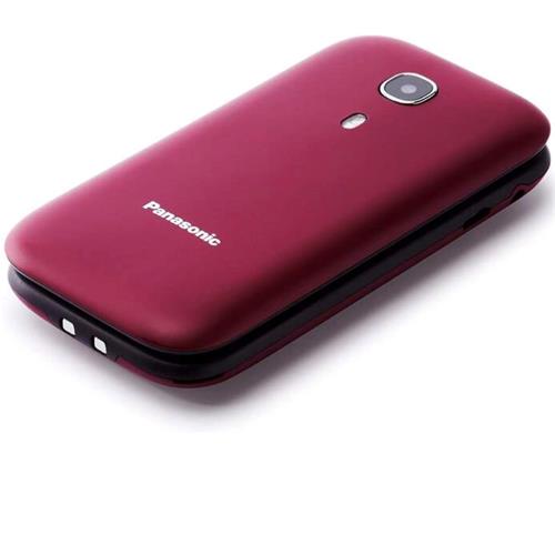 Panasonic KX-TU400 Móvil para mayores con Botón SOS Granate