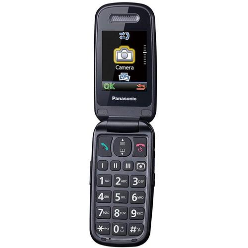 Panasonic KX-TU456 2.4" Teléfono para Mayores Azul Metal