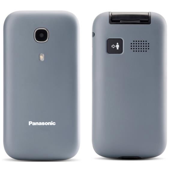 Panasonic KX-TU400 Móvil para mayores con Botón SOS Gris