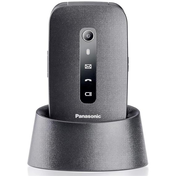 Panasonic KX-TU550EXB Móvil Senior con Base 4G Negro