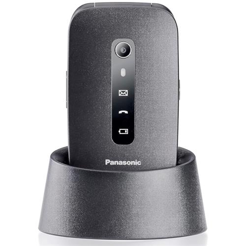 Panasonic KX-TU550EXB Móvil Senior con Base 4G Negro
