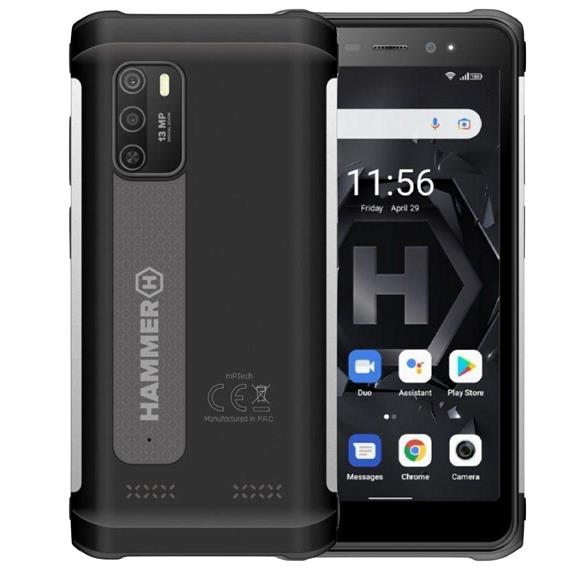 Hammer Iron 4 Volte 5.5" 4GB 32GB Rugerizado Negro+ Plata