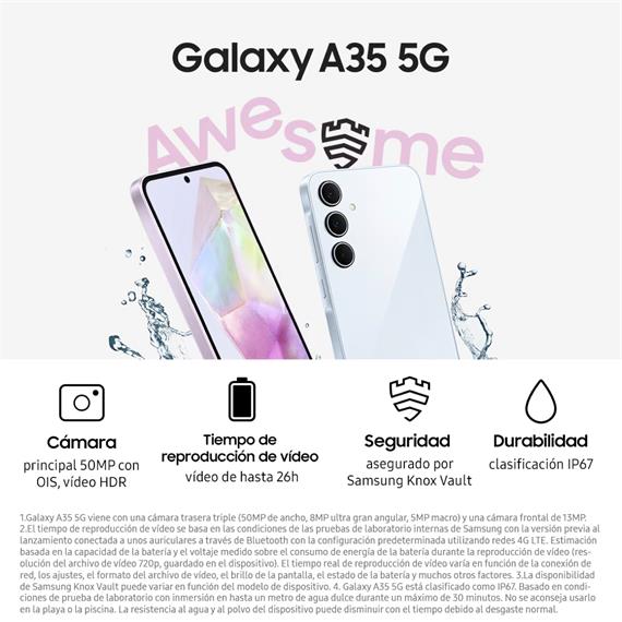 Samsung Galaxy A35 5G 6GB 128GB Awesome Ice Blue (SM-A356)