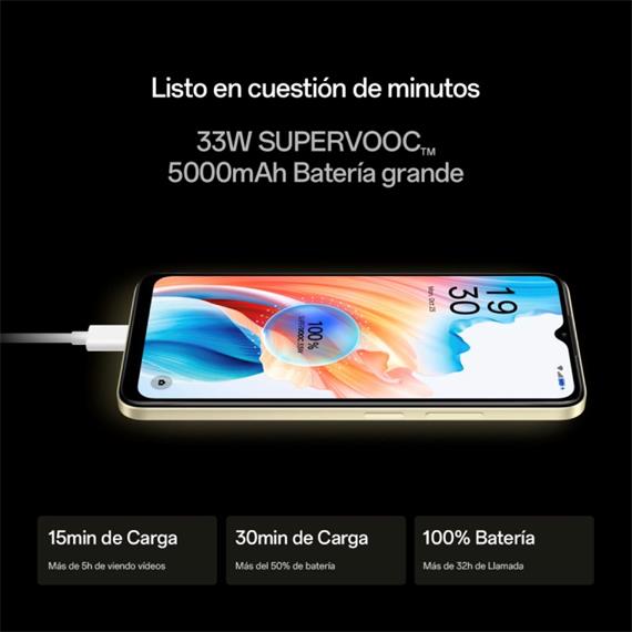 Oppo A38 6,56" HD+ 4GB 128GB 50MP/5MP Glowing Black