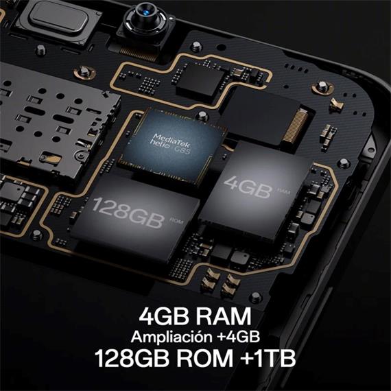 Oppo A18 6,56" HD+ 4GB 128GB 8MP/5MP Glowing Black