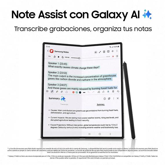 Samsung Galaxy Z Fold 6 5G 12GB 512GB Azul Marino (SM-F956B)