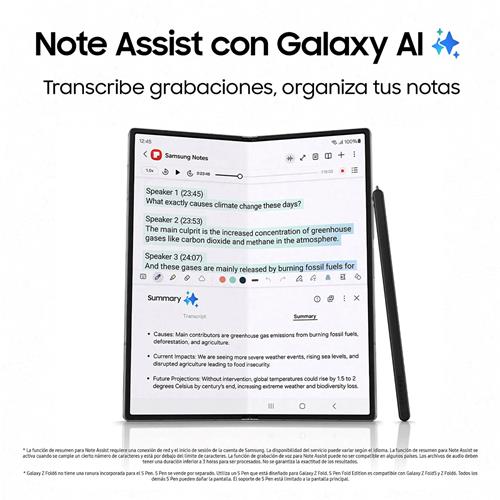 Samsung Galaxy Z Fold 6 5G 12GB 512GB Azul Marino (SM-F956B)