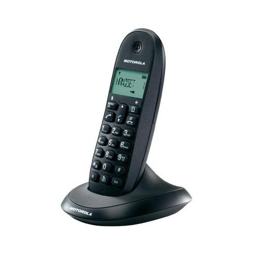 Motorola C1001LB+ teléfono DECT con manos libres Negro