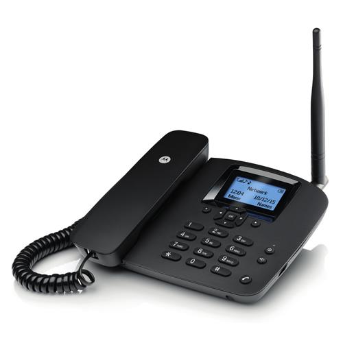 Motorola Fw200L Teléfono Fijo Con Sim GSM Negro