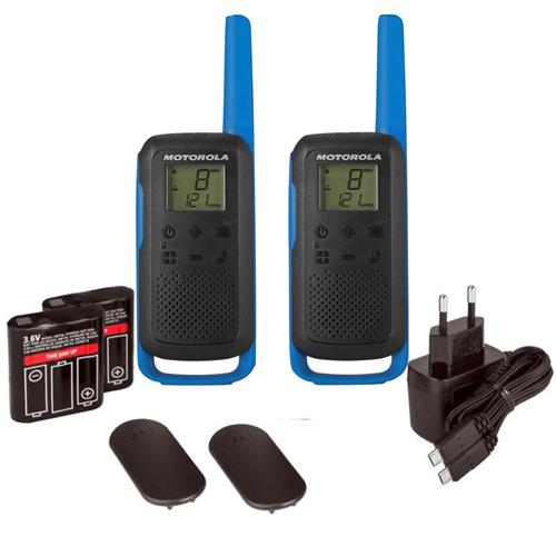 Motorola Talkabout T62 Walkie Talkie con alcance 8KM Azul
