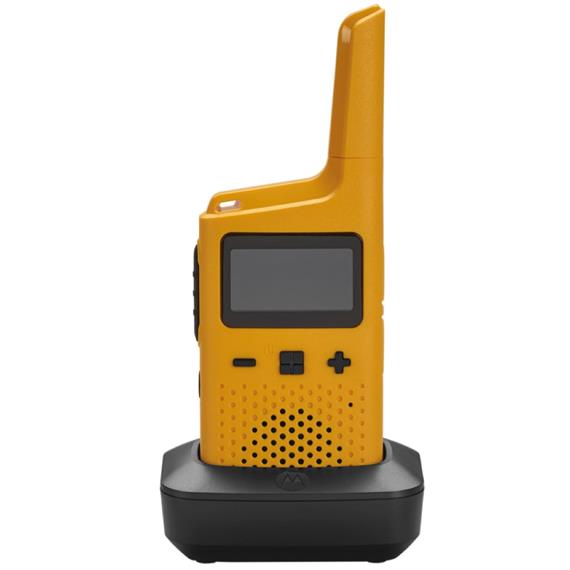 Motorola T72 Walkie Talkie IP54 con alcance de 8KM Orange con Cargador