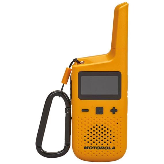 Motorola T72 Walkie Talkie IP54 con alcance de 8KM Orange con Cargador