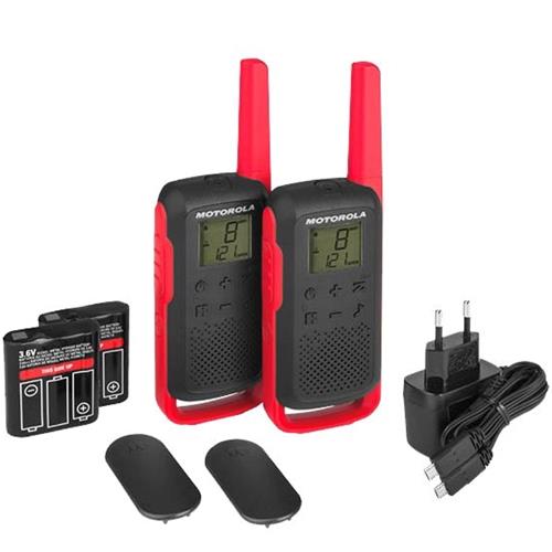 Motorola Talkabout T62 Walkie Talkie con alcance 8KM Rojo