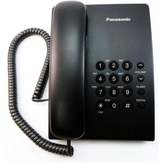 Panasonic KX-TS500EXB Teléfono Sobremesa Negro